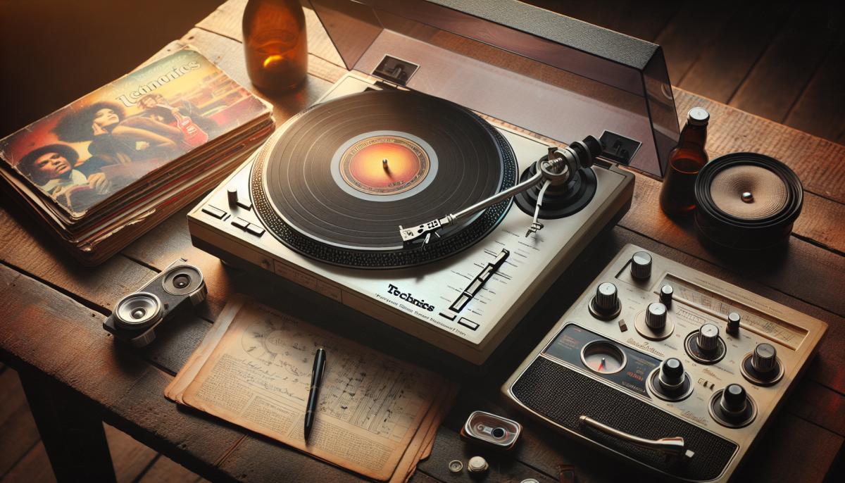 2 Platines Vinyles Technics MK2 (SL-1200) D'occasion - Entraînement Direct, Grises