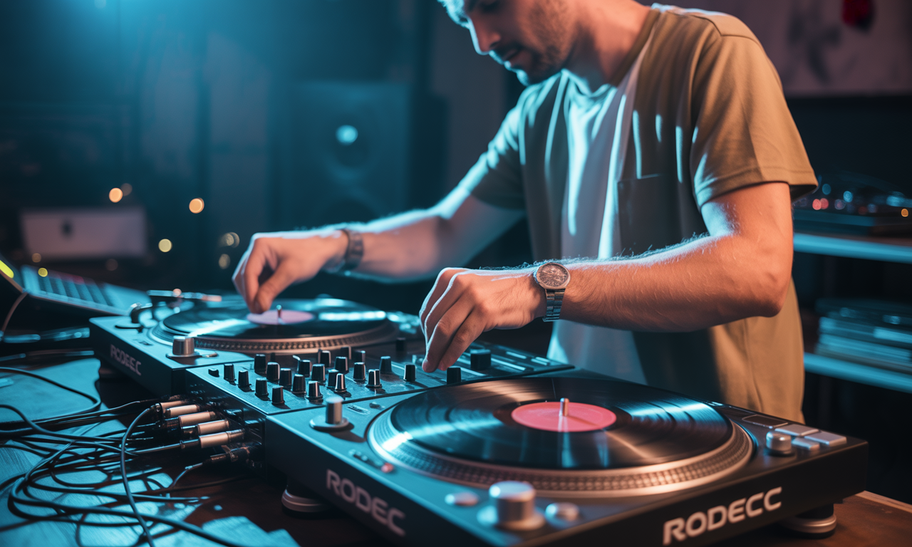 découvrez l'interview exclusive d'un dj passionné de vinyles, qui explique pourquoi il choisit de ne jouer qu'avec une platine rodec pour un son authentique et une expérience unique.
